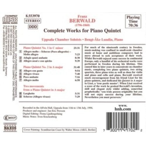 Naxos Berwald:com.works For Piano Qu