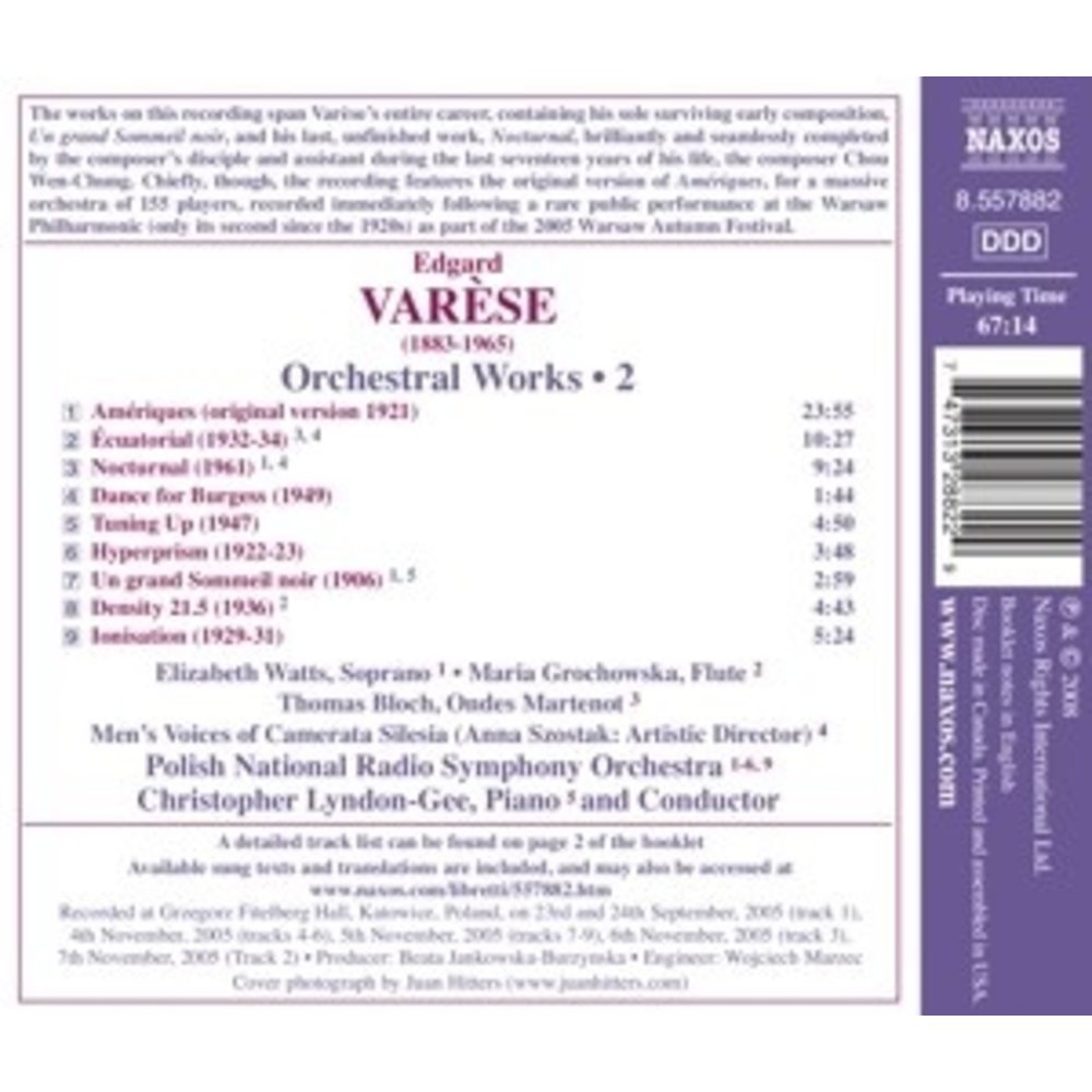 Naxos Varese: Orchestral Works Vol.2