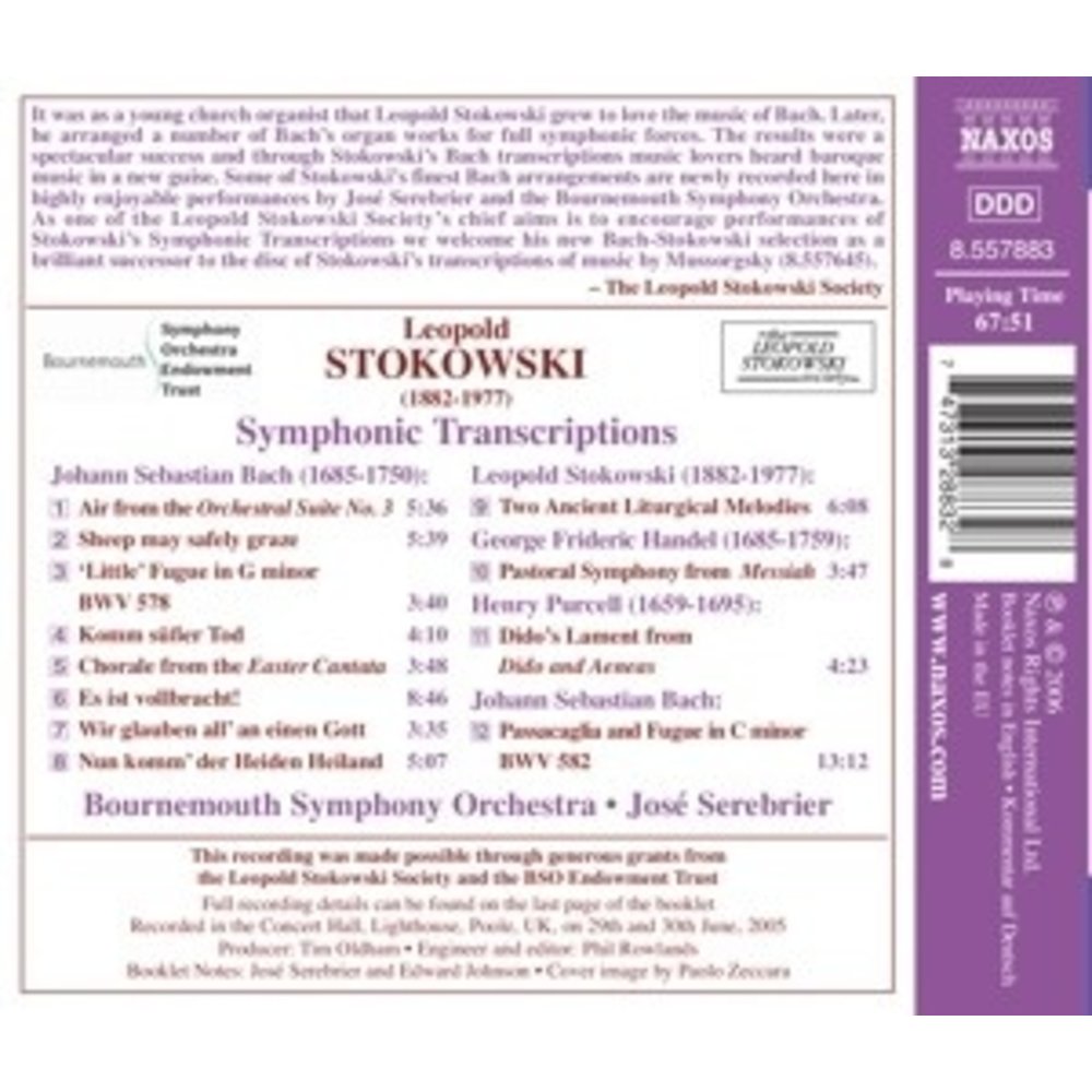 Naxos Stokowski: Bach Transcriptions