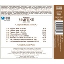 Naxos Martinu: Piano Music Vol. 2