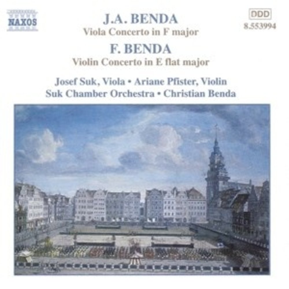Naxos Benda: Viola&Violin Concertos