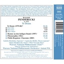 Naxos Penderecki: Te Deum / Hymne Naxos Penderecki: Te Deum / Hymne