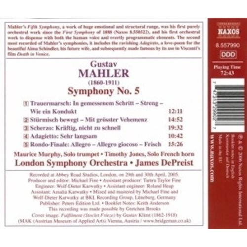 Naxos Mahler: Symphony No. 5