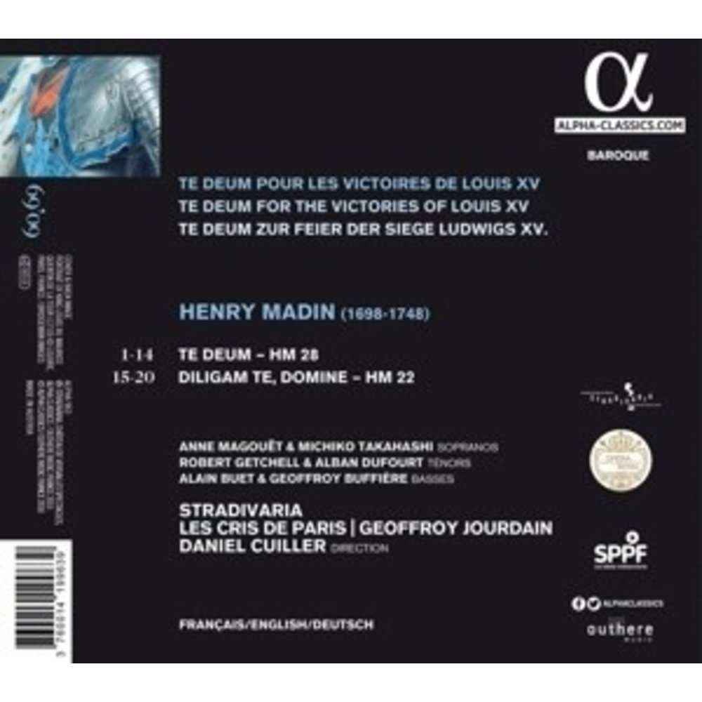 ALPHA Te Deum Pour Les Victoires De Louis Xv