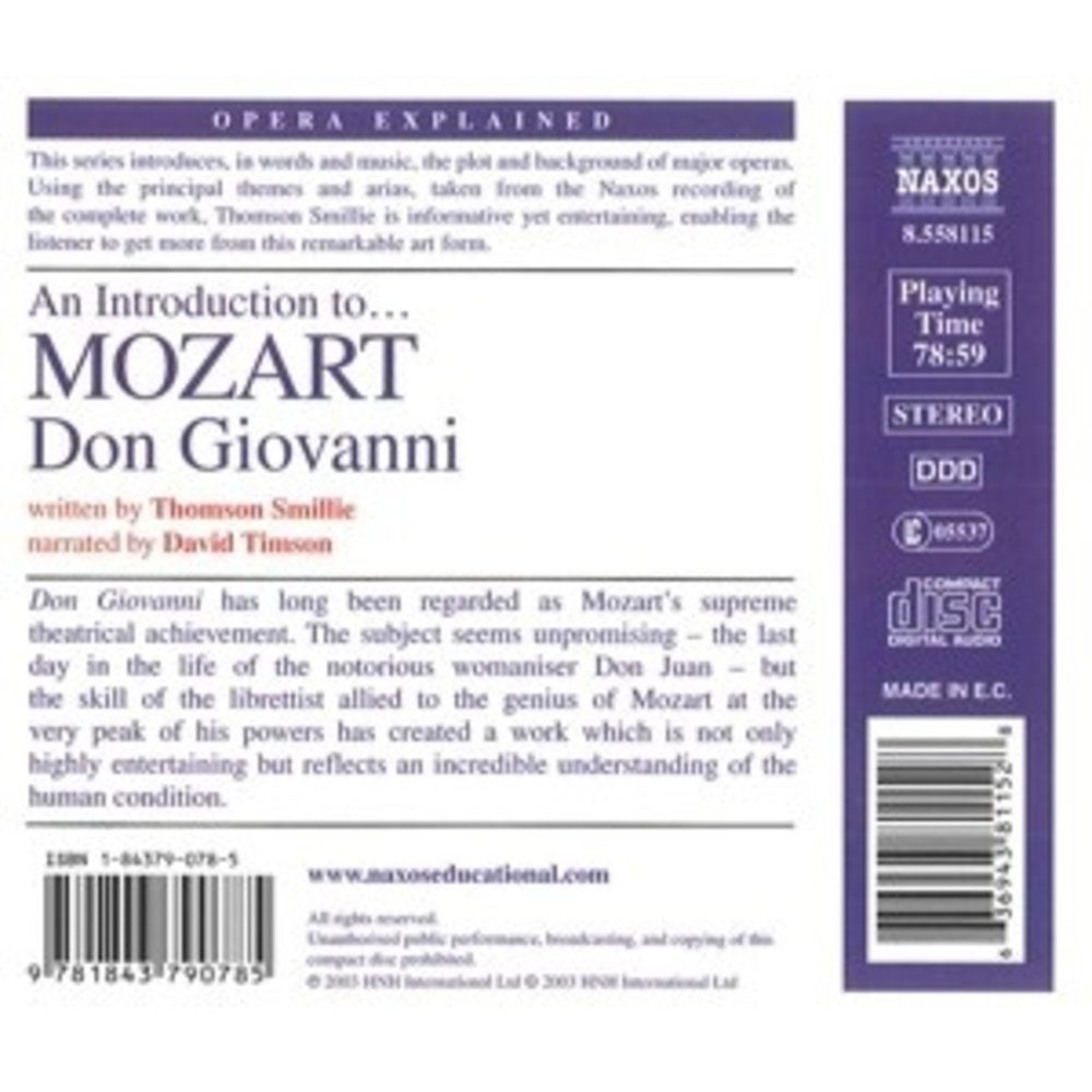 Naxos Mozart Don Giovanni