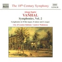 Naxos Vanhal: Symphonies Vol. 2