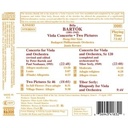 Naxos Bartok:viola Conc.two Pictures