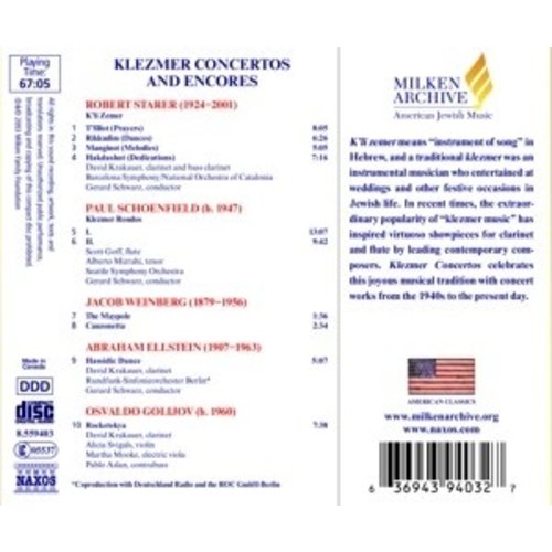 Naxos Klezmer Concertos