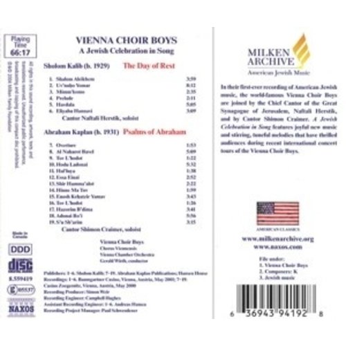 Naxos Vienna Choir Boys: A Jewish Ce