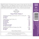 Naxos Reger: Organ Works Vol.3