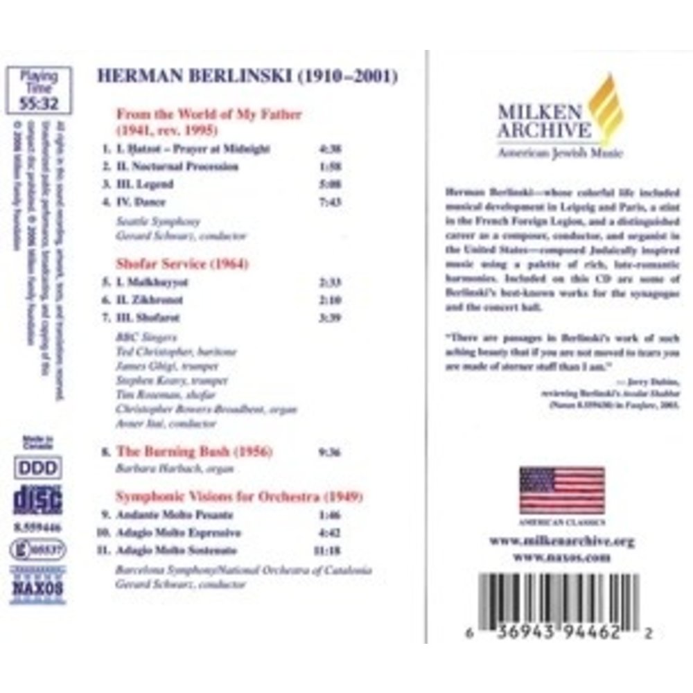 Naxos Berlinski: From The World Of M