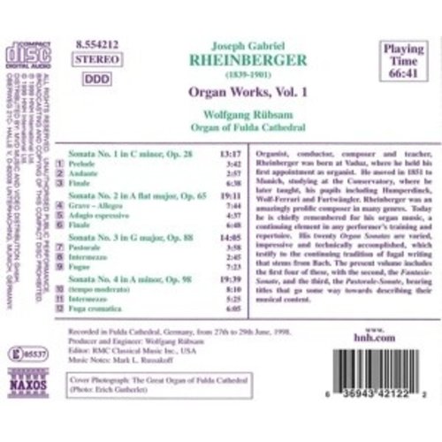 Naxos Rheinberger: Organ Works,Vol.1