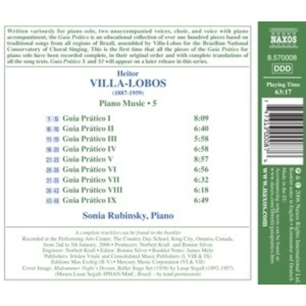 Naxos Villa-Lobos: Piano Music.5