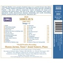 Naxos Sibelius: Songs, Vol. 1