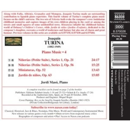 Naxos Turina Joaquin: Piano Music,Vol.4
