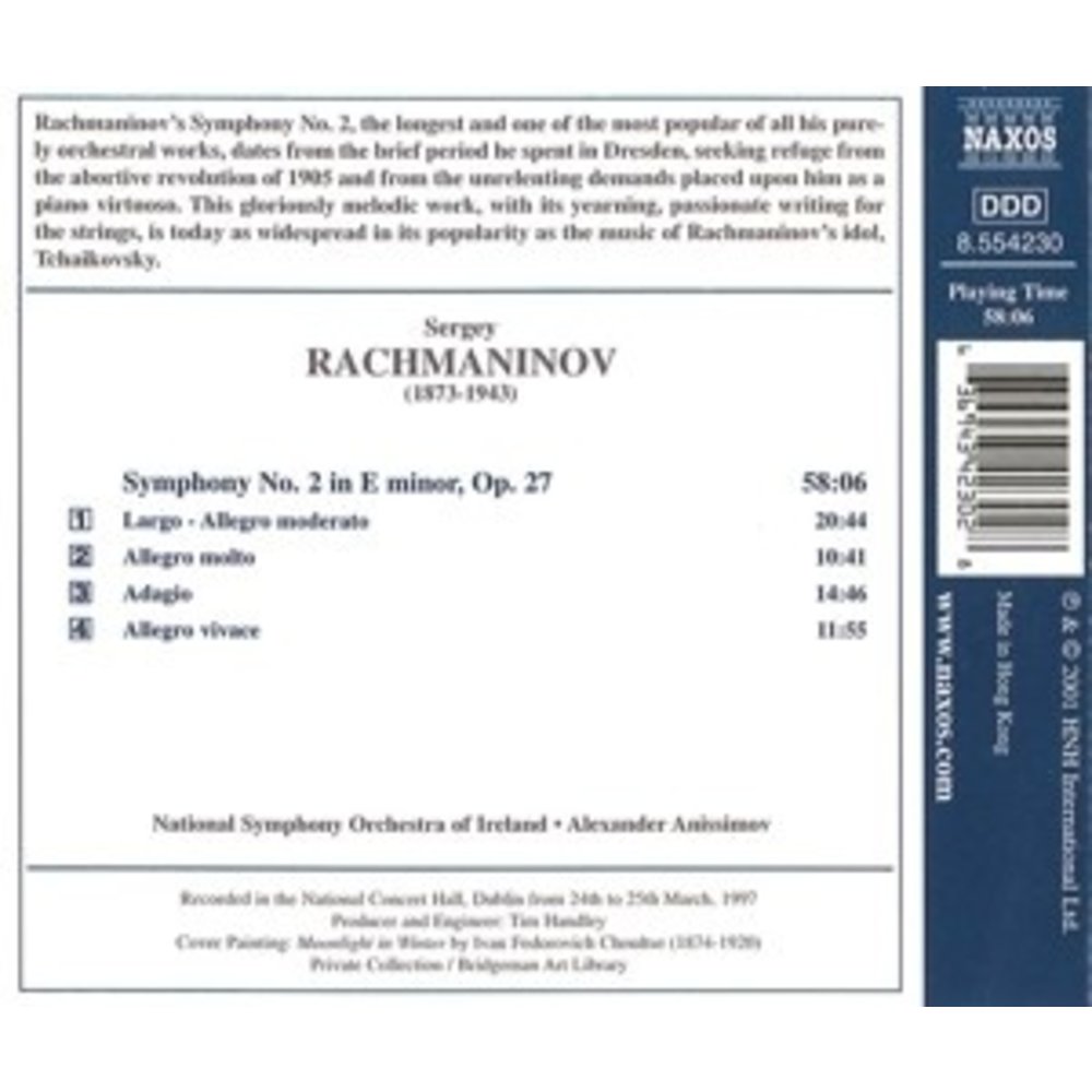 Naxos Rachmaninov: Symphony No. 2