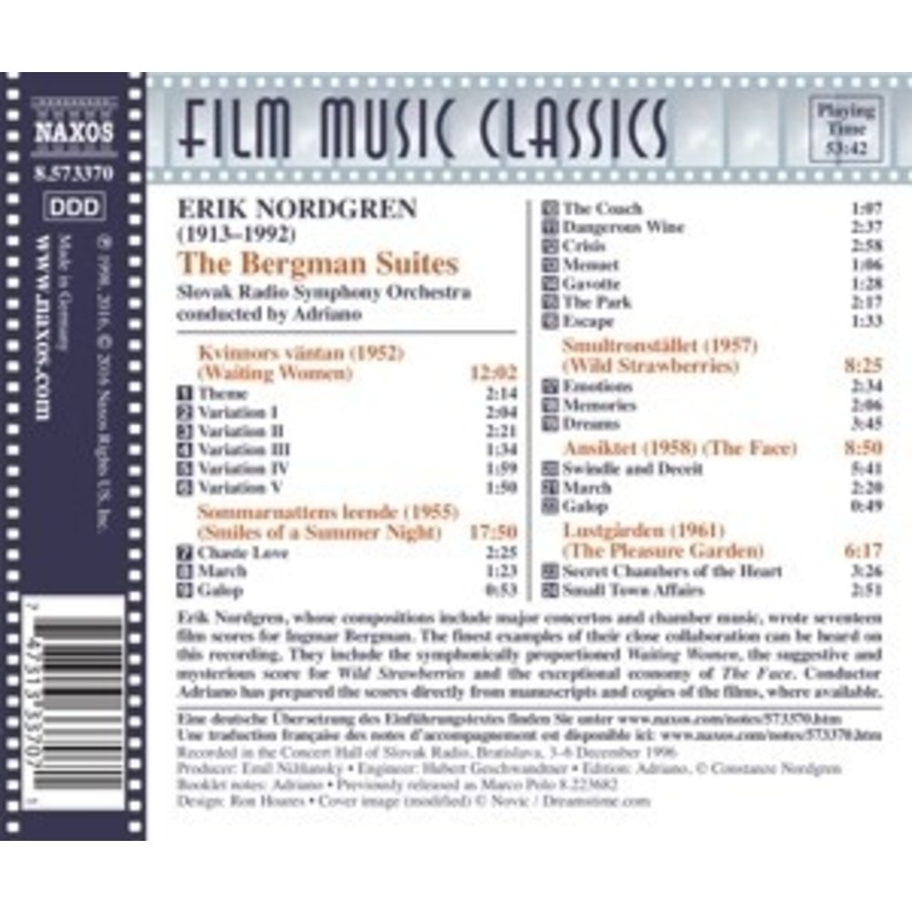 Naxos The Bergman Suites