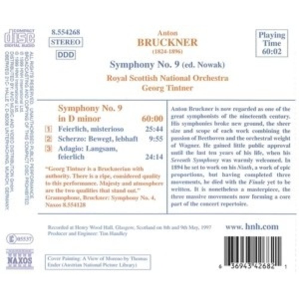 Naxos Bruckner: Symphony  No. 9