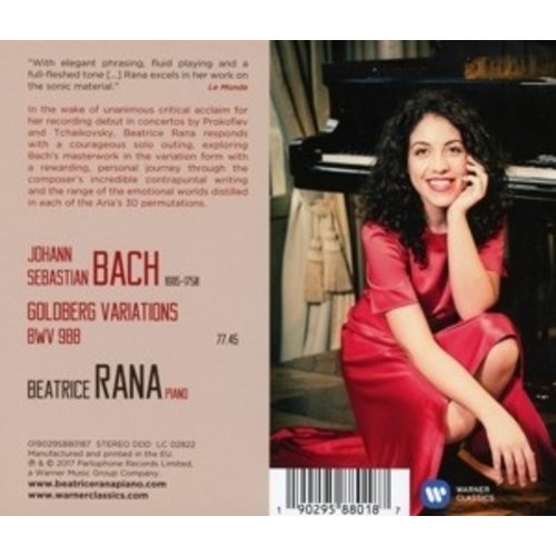 Erato/Warner Classics Bach: Goldberg Variations, Bwv