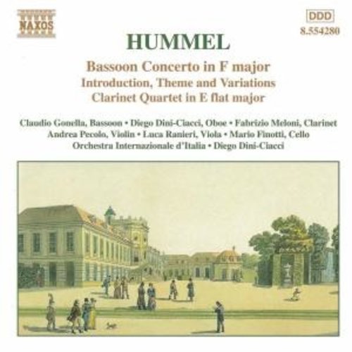 Naxos Hummel:bassoon Con.clarinet Qu