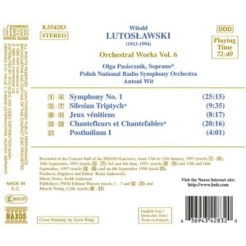 Naxos Lutoslawski: Orch.works Vol.6