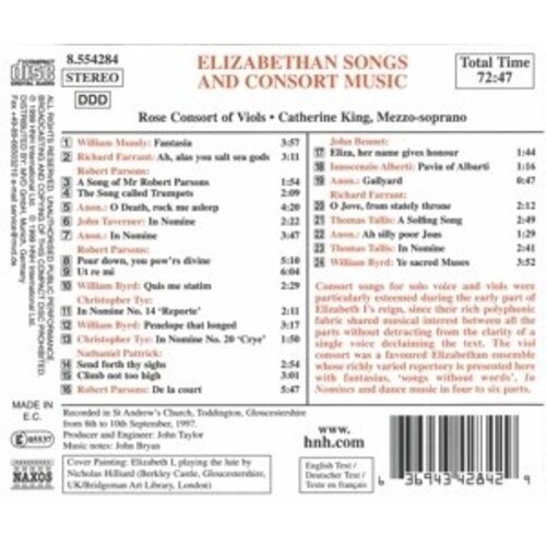 Naxos Elizabethan Songs&Consort Musi