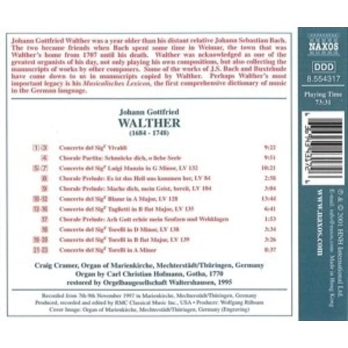 Naxos Walther: Organ Works,Vol.2