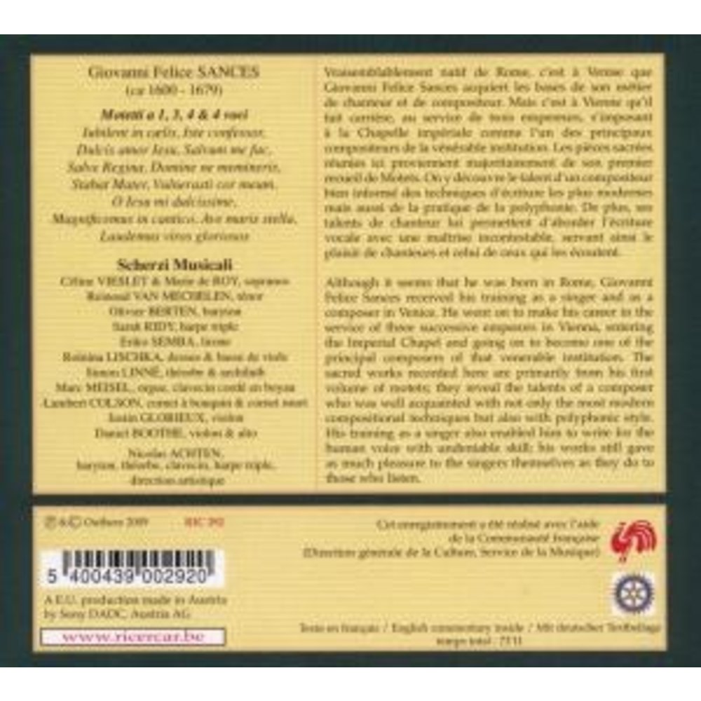 Ricercar Dulcis Amor Iesu