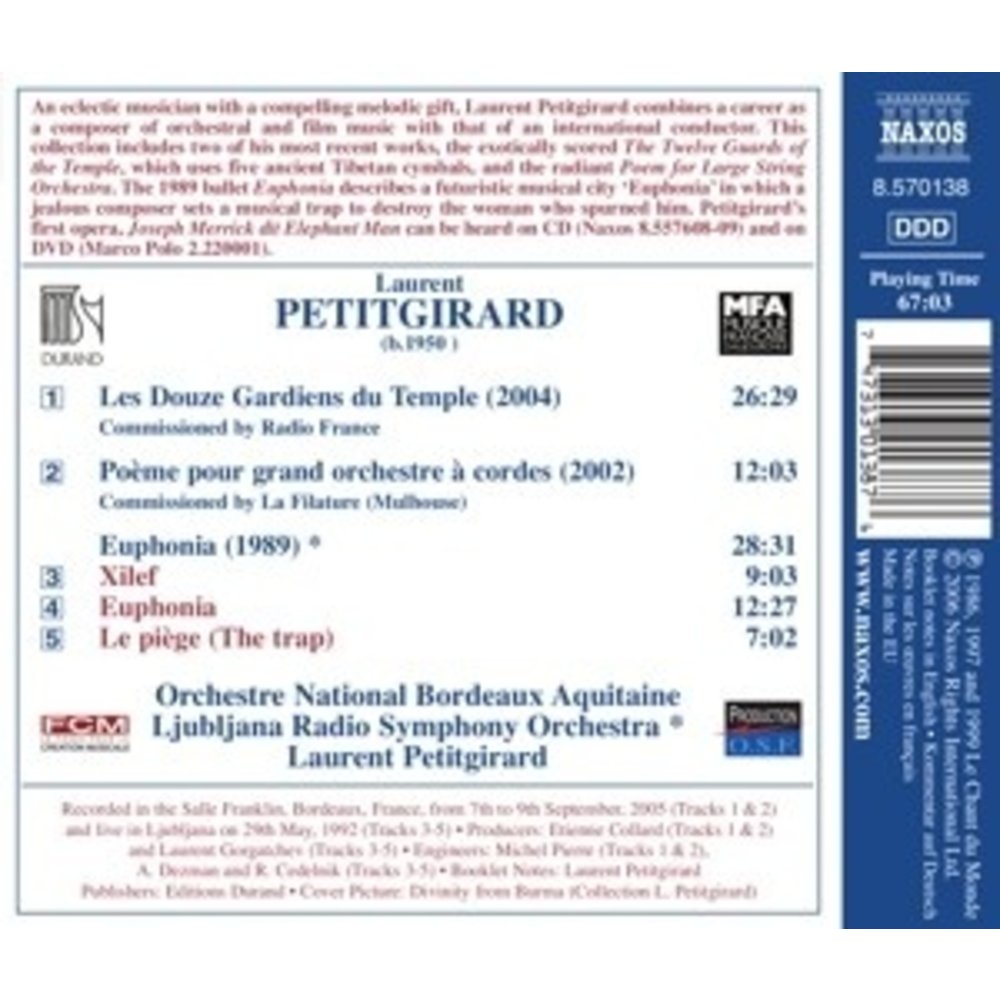 Naxos Petitgirard Laurent: 12 Guardi