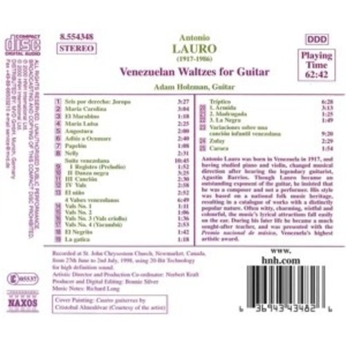 Naxos Lauro:venezuelan Waltzes For G