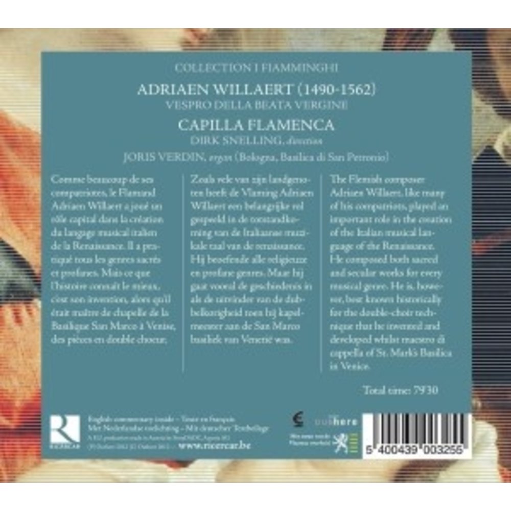 Ricercar Vesperae Beata Maria Vergine