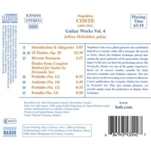 Naxos Coste: Guitar Works Op.38