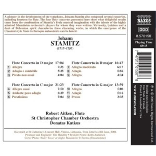 Naxos Stamitz: Flute Concertos