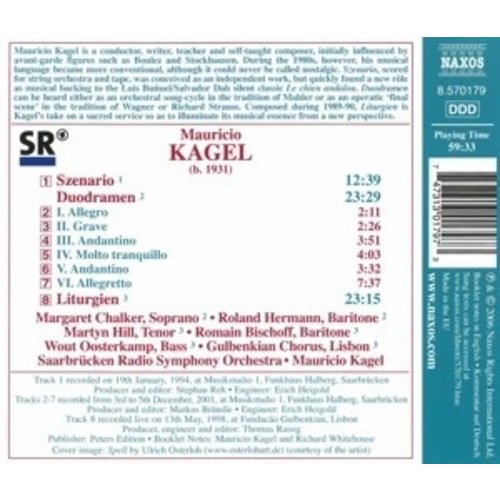 Naxos Kagel: Szenario / Duodramen /