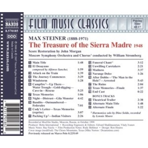 Naxos Steiner: Treasure Of The Sierra Madre