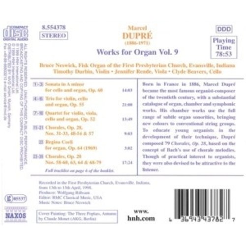 Naxos Dupre: Works For Organ Vol. 9