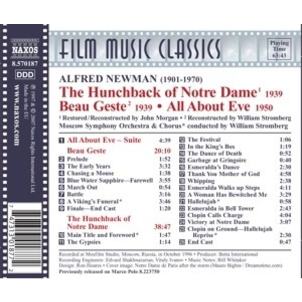Naxos Newman: Hunchback Of Notre Dame