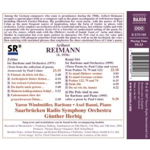 Naxos Reimann: Zyklus, Kumi Ori