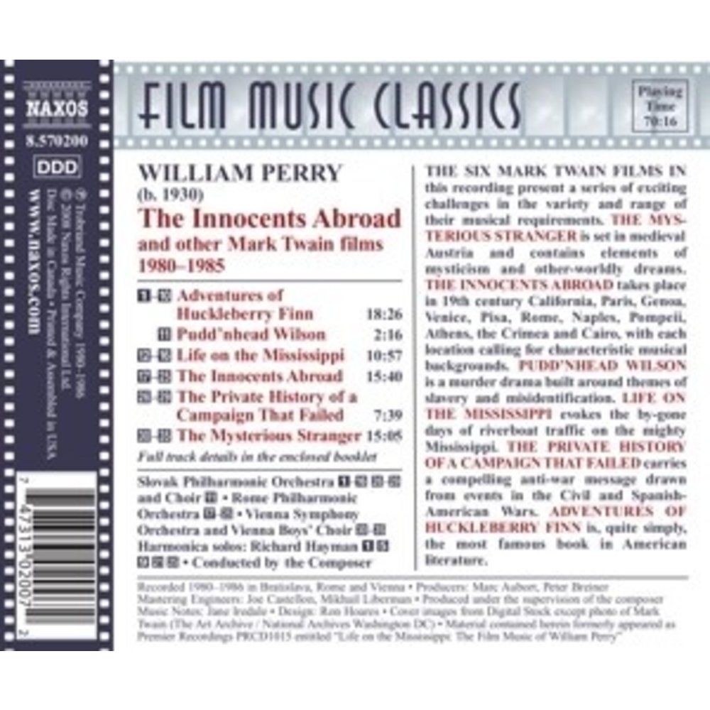 Naxos Perry: The Innocents Abroad