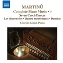 Naxos Martinu: Piano Music Vol. 4