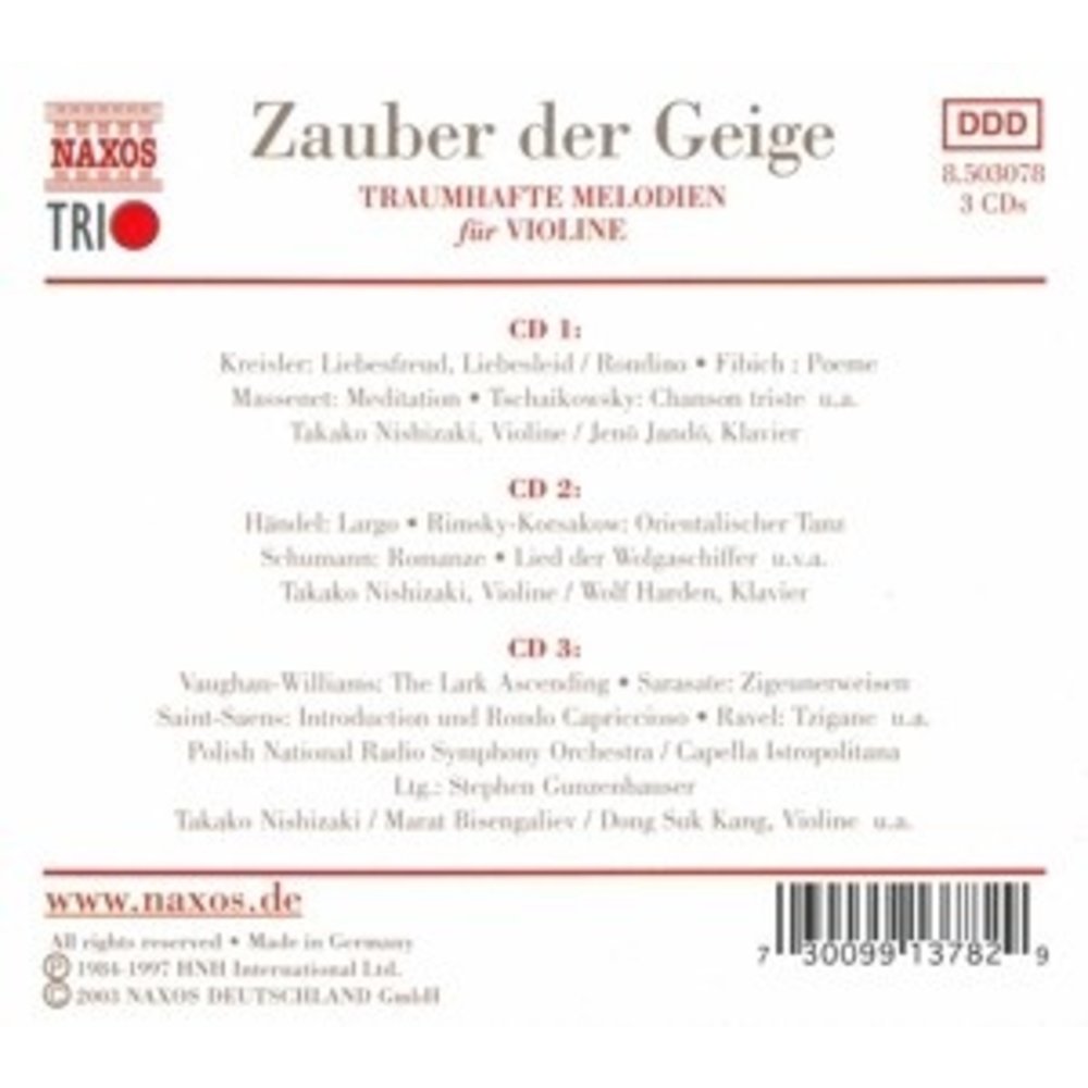 Naxos Zauber Der Geige