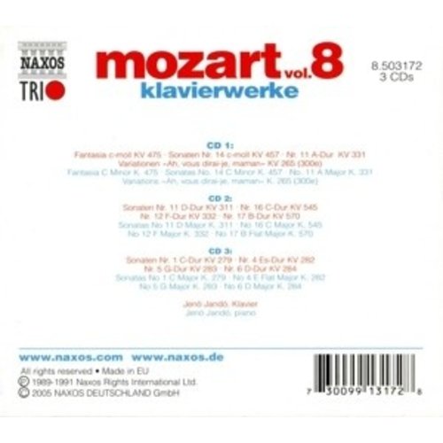 Naxos Mozart: Klavierwerke