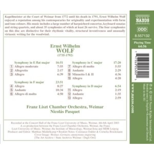 Naxos Wolf Ernst Wilhelm: Four Symph