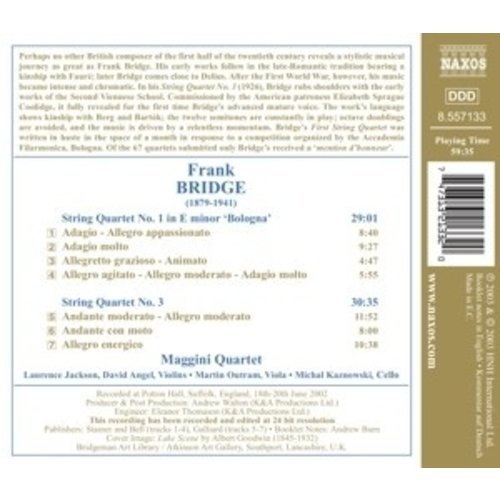 Naxos Bridge: String Quartets No.1&3