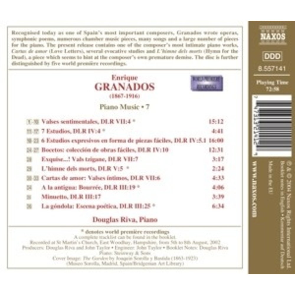 Naxos Granados: Piano Music.07