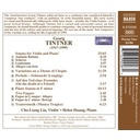 Naxos Tintner: Violin Sonata/Variations