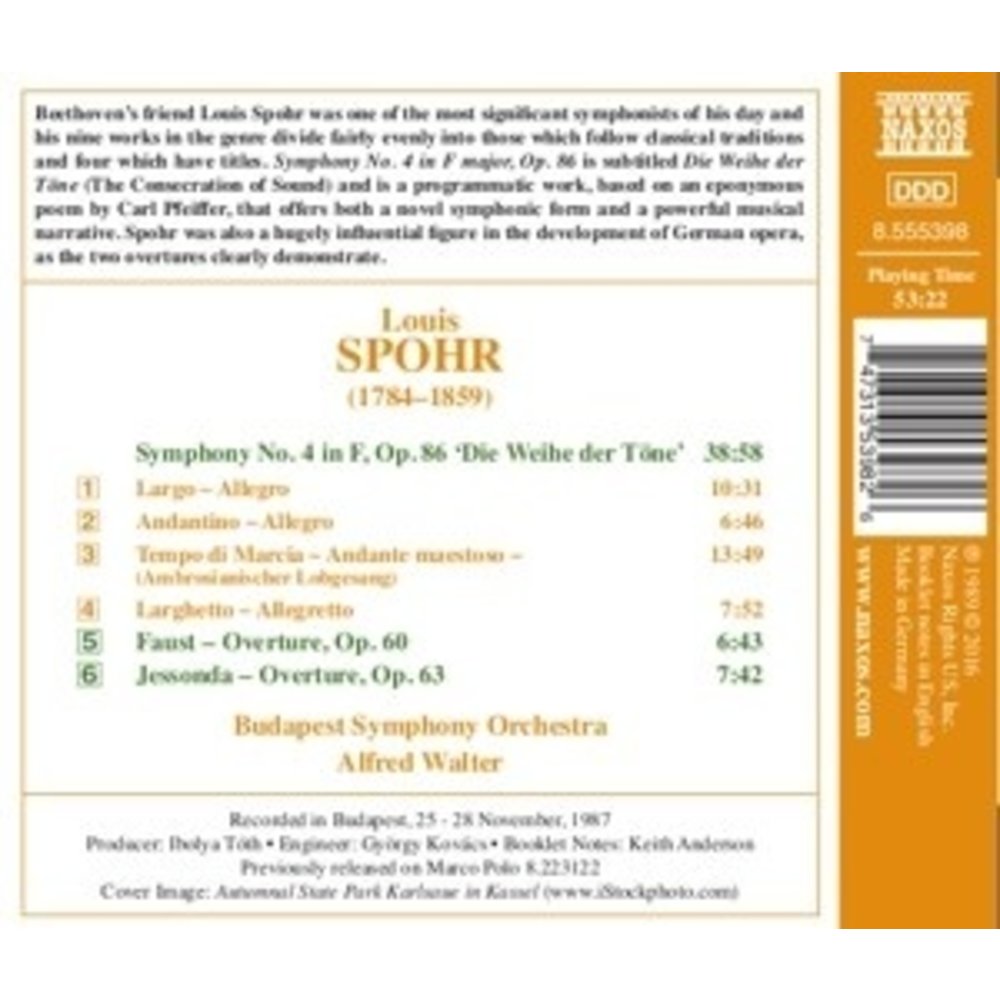 Naxos Symphony No. 4 In F Major, Op. 86