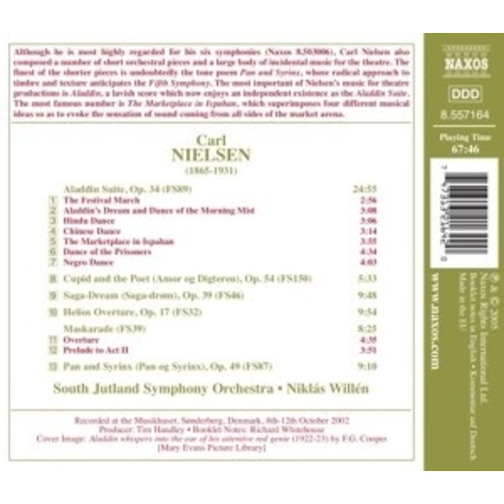 Naxos Nielsen:aladdin Suite.pan&Syri