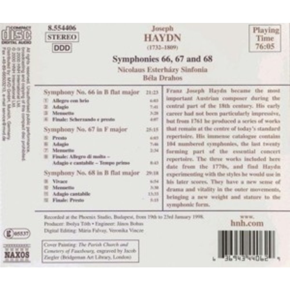 Naxos Haydn: Symphonies No.66,67&68