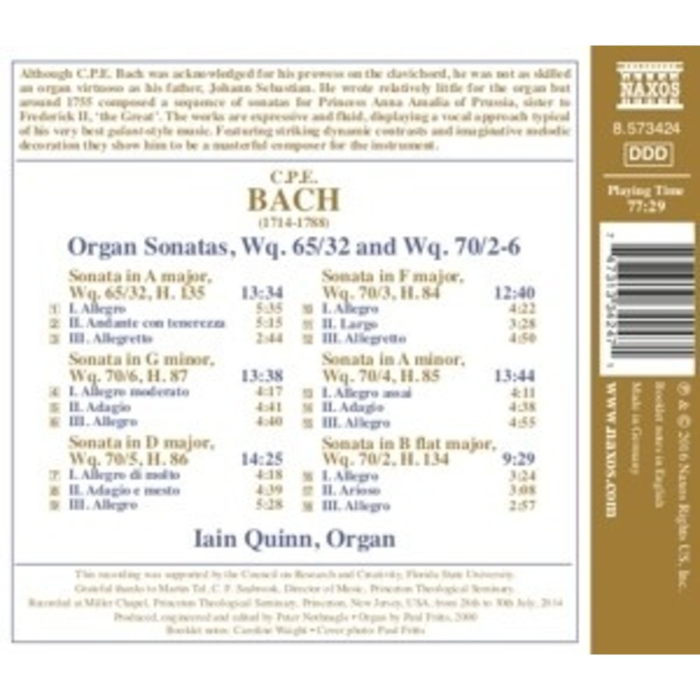 Naxos Organ Sonatas